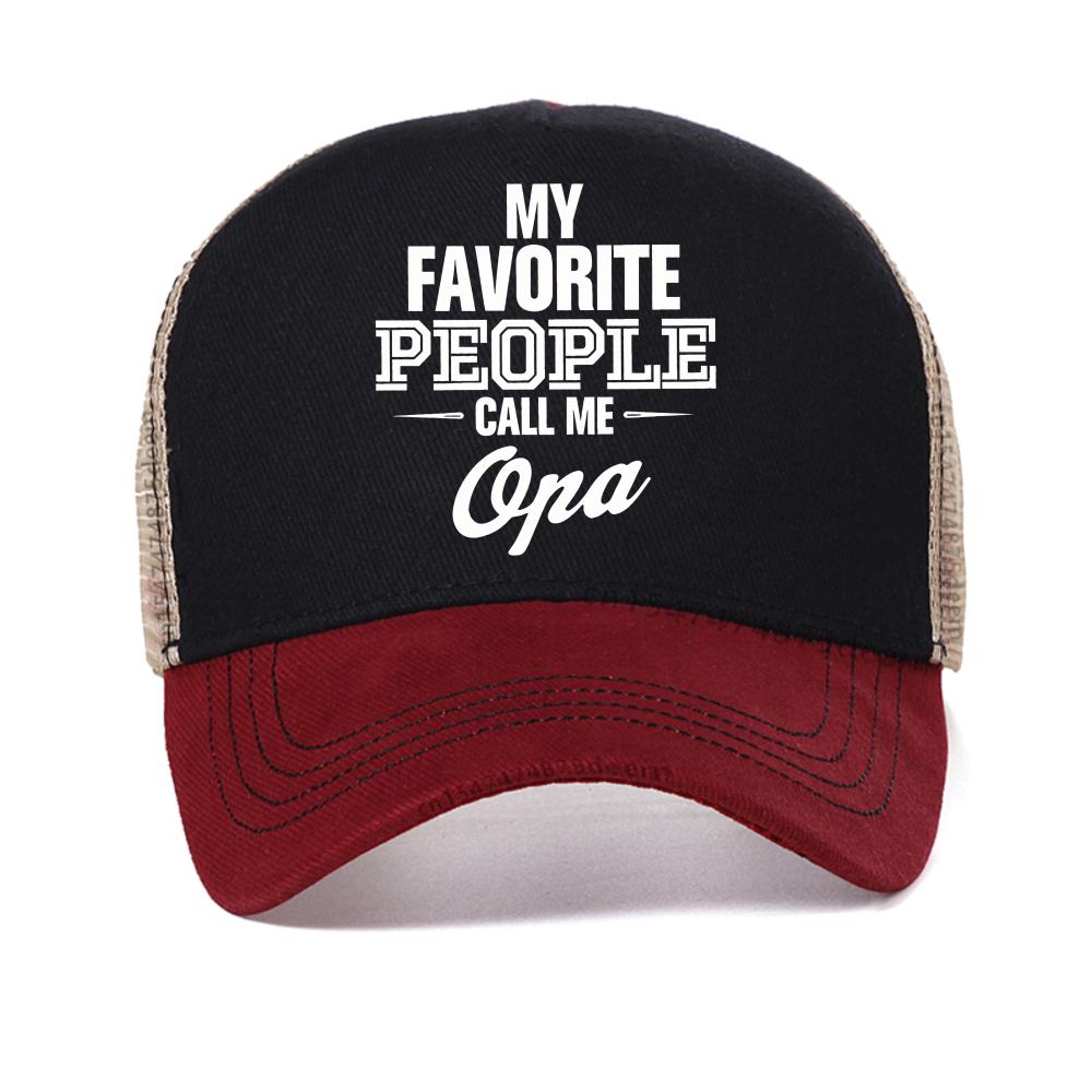 my favorite people call me Opa baseball cap letter print Humorous Casual hat fashion unisex summer sun hats mesh Snapback caps Adjustable красный
my favorite people call me Opa baseball cap letter print Humorous Casual hat fashion unisex summer sun hats mesh Snapback caps Adjustable красный