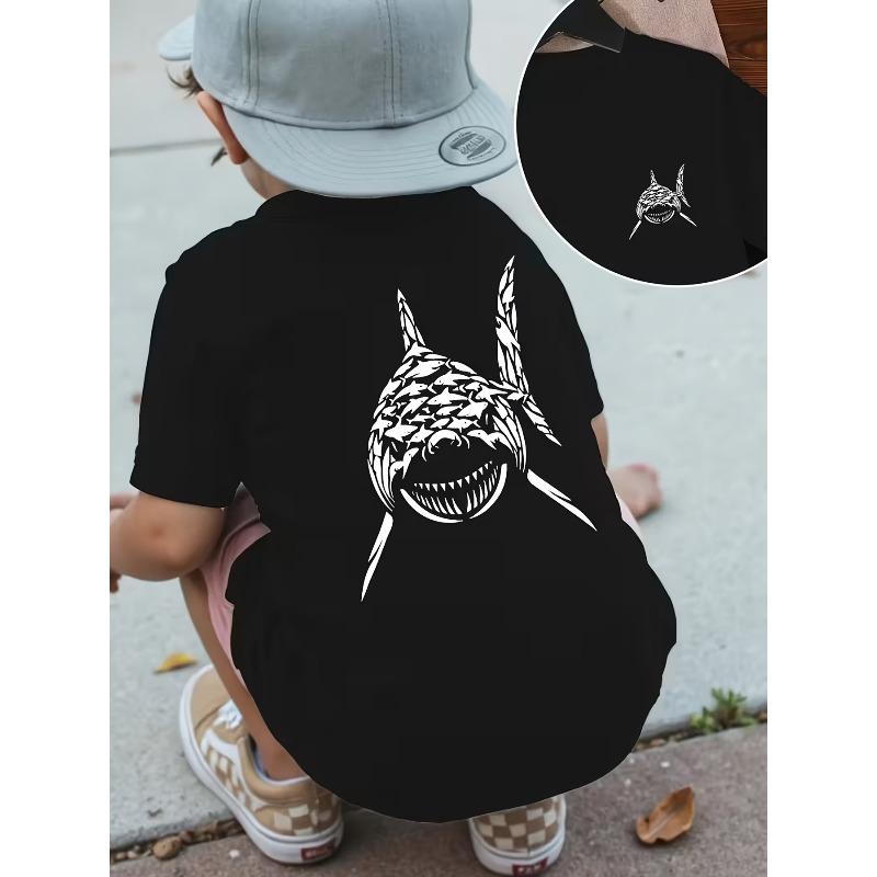 European Size Boys Round Neck Short Sleeved T Shirt with Unique English Print 98cm чёрный
European Size Boys Round Neck Short Sleeved T Shirt with Unique English Print 98cm чёрный