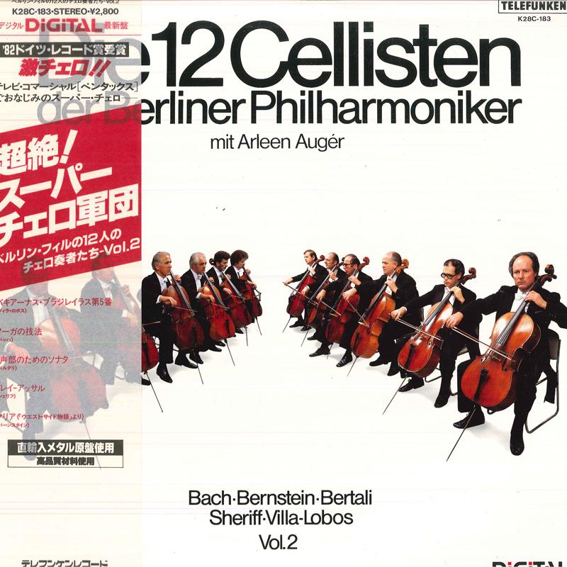 LP Record 12 CELLISTEN DER BERLINER PHILHARMO Bach Bernstein Bertali Sheriff K28C183 TELEFUNKEN 1982 Japan Obi Classical
LP Record 12 CELLISTEN DER BERLINER PHILHARMO Bach Bernstein Bertali Sheriff K28C183 TELEFUNKEN 1982 Japan Obi Classical