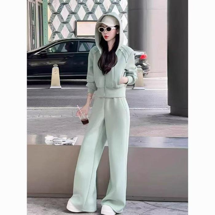 European Style Women s Chic Hoodie & Wide-Leg Pants Two-Piece Sportswear Set - Autumn 2025 Collection XL
European Style Women s Chic Hoodie & Wide-Leg Pants Two-Piece Sportswear Set - Autumn 2025 Collection XL