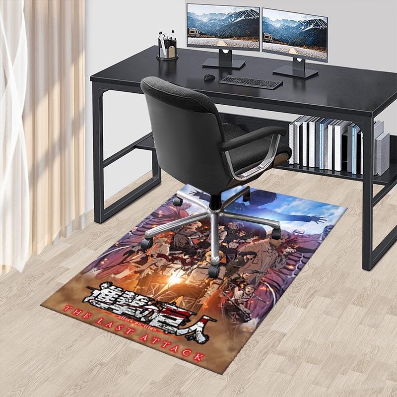 1pc Attack on Titan Eren Yeager Chair Mat - Anime Cartoon Design Office Desk Pad, Non-Slip Carpet for Home Decor, Suitable for All Seasons.T006 60cm by 90cm
1pc Attack on Titan Eren Yeager Chair Mat - Anime Cartoon Design Office Desk Pad, Non-Slip Carpet for Home Decor, Suitable for All Seasons.T006 60cm by 90cm