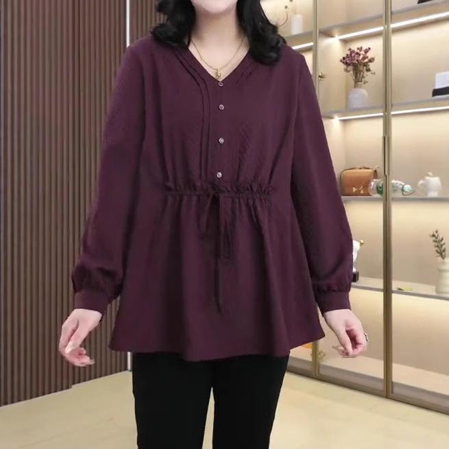 2025 Spring Plus Size Loose Long Sleeve Slimming Top for Women 4XL: 180-200 Jin красный
2025 Spring Plus Size Loose Long Sleeve Slimming Top for Women 4XL: 180-200 Jin красный