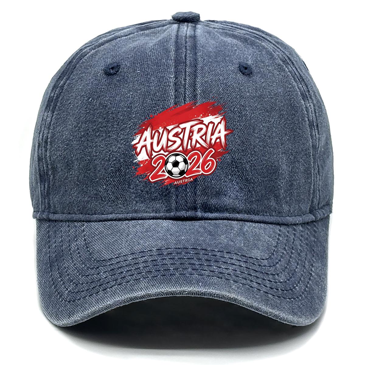 2026 Football Soccer AUSTRIA Flag Printed Baseball Cap , Adjustable Sun Hat Fit Non-Stretch Fabric Stylish Cozy Dad Hat as the picture темно-синього кольору
2026 Football Soccer AUSTRIA Flag Printed Baseball Cap , Adjustable Sun Hat Fit Non-Stretch Fabric Stylish Cozy Dad Hat as the picture темно-синього кольору