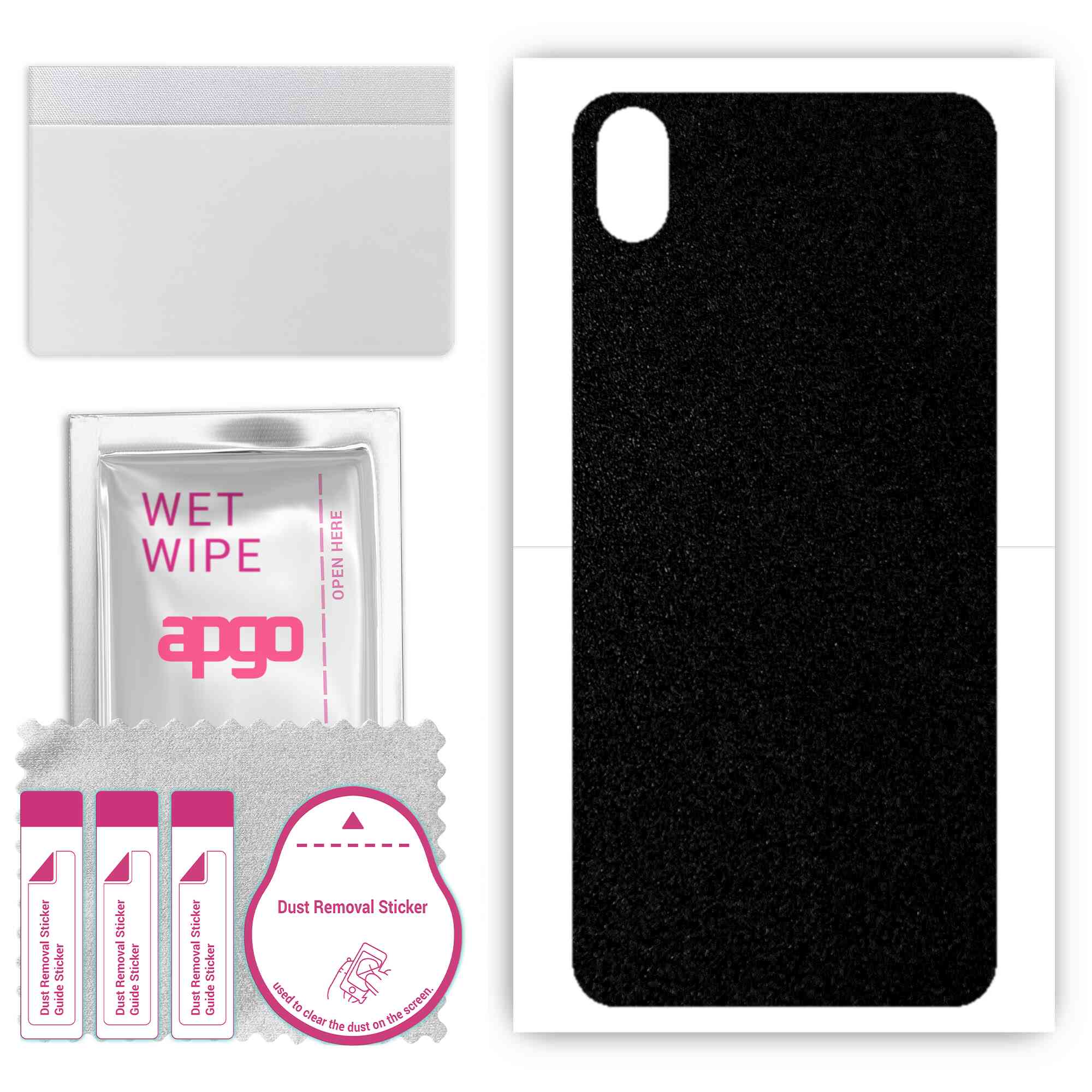 Apgo Protective Skin Sticker for the back compatible with Xiaomi Redmi 7A, Wrap Film, Foil, Vinyl - Pattern Matte Black
Apgo Protective Skin Sticker for the back compatible with Xiaomi Redmi 7A, Wrap Film, Foil, Vinyl - Pattern Matte Black