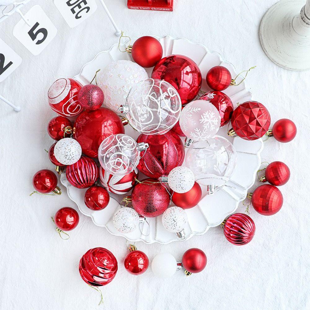 36pcs 4/6/8cm Christmas Ball set Creative Hanging Ornament Christmas Tree Pendant Office Style 5
36pcs 4/6/8cm Christmas Ball set Creative Hanging Ornament Christmas Tree Pendant Office Style 5