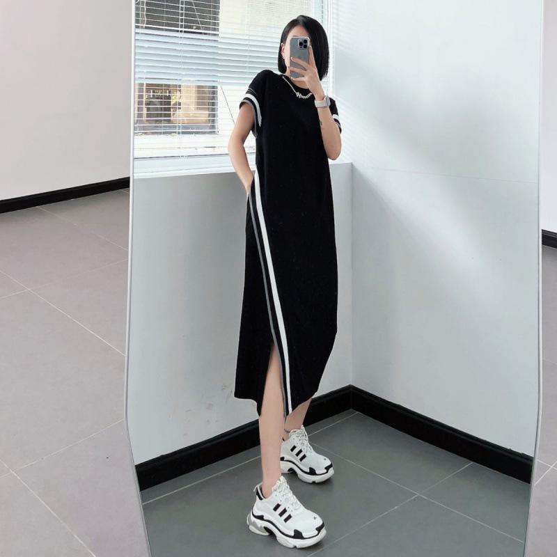 European Style Plus Size Summer Short-Sleeve Dress - 300 Jin Light Luxury Split T-Shirt Long Skirt 3XL 190-240 jin
European Style Plus Size Summer Short-Sleeve Dress - 300 Jin Light Luxury Split T-Shirt Long Skirt 3XL 190-240 jin