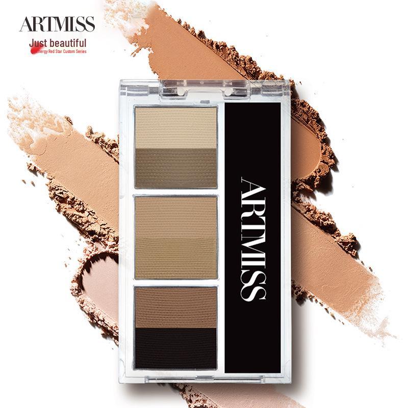 Vemeishu 3D Six-Color Eyebrow & Nose Contour Kit: Smudge-Proof, Sweat-Proof Palette with Brush
Vemeishu 3D Six-Color Eyebrow & Nose Contour Kit: Smudge-Proof, Sweat-Proof Palette with Brush