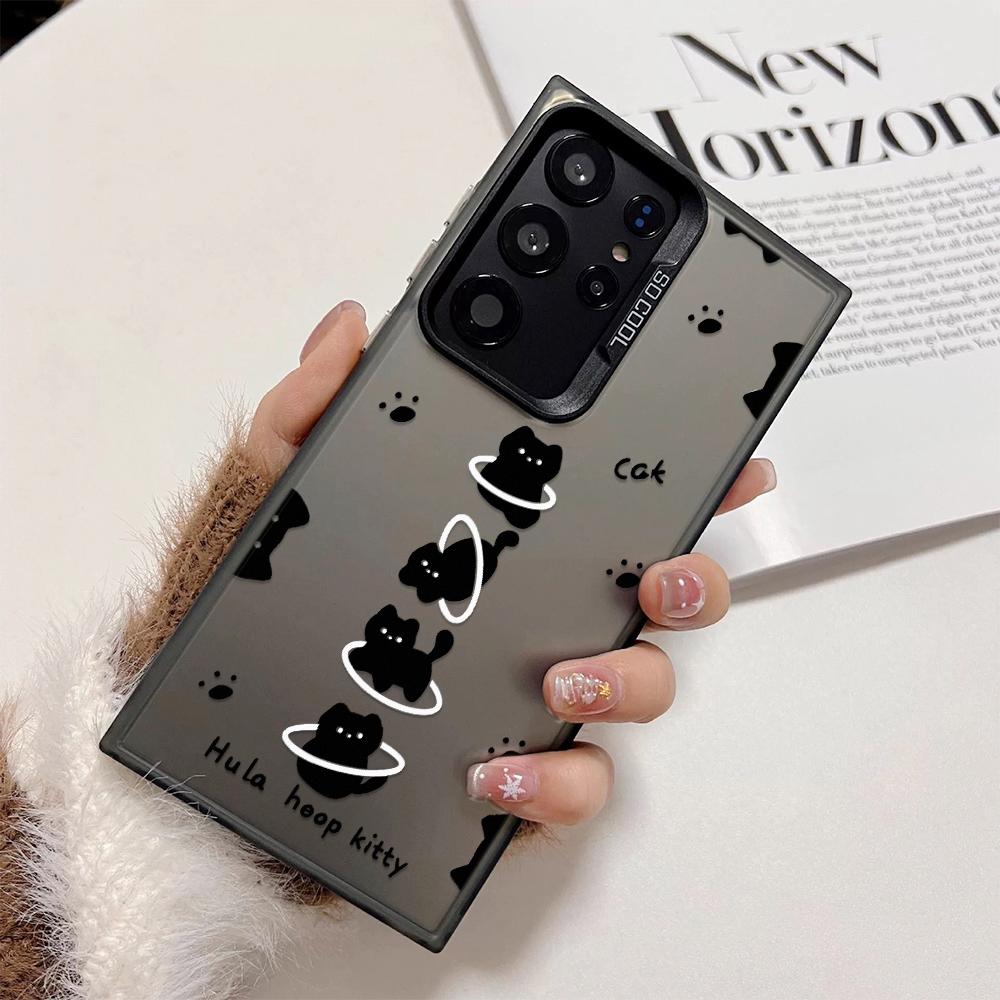 Black Cat Hula Hoop Phone Case For Samsung Note 20 S20 S21 S22 S23 S24 S25 Ultra Cute Pattern TPU Fashion Protective Cover Galaxy S25 Ultra чорний
Black Cat Hula Hoop Phone Case For Samsung Note 20 S20 S21 S22 S23 S24 S25 Ultra Cute Pattern TPU Fashion Protective Cover Galaxy S25 Ultra чорний