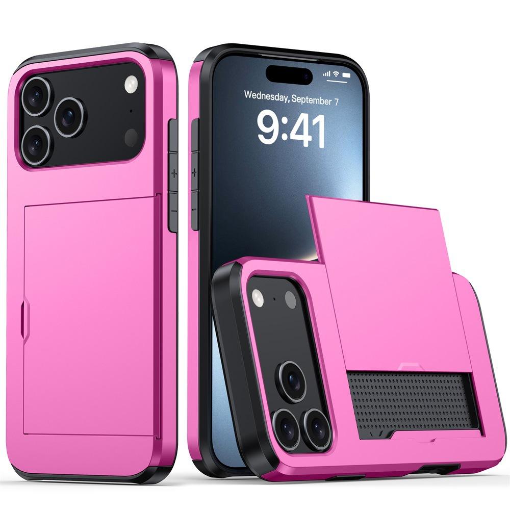 Rose Gold Slide Card Slot Phone Case for iPhone, Shockproof Armor Wallet Cover with Credit Card Holder iPhone6G/6S рожевий
Rose Gold Slide Card Slot Phone Case for iPhone, Shockproof Armor Wallet Cover with Credit Card Holder iPhone6G/6S рожевий