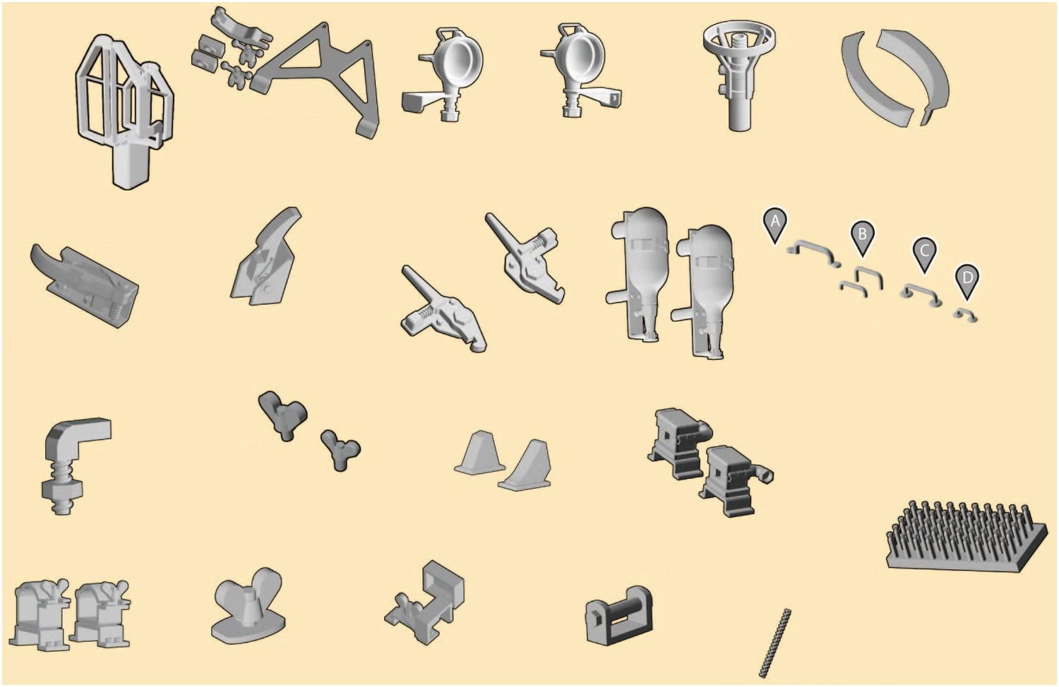 Passion Models British Army Cruiser Tank A34 Comet 3D Parts Set Tamiya Plastic Model Parts 1/35 (for MM35380) P35T-016
Passion Models British Army Cruiser Tank A34 Comet 3D Parts Set Tamiya Plastic Model Parts 1/35 (for MM35380) P35T-016