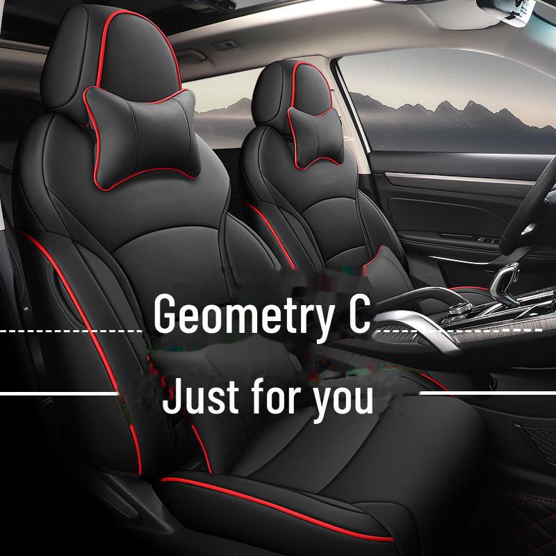 Чехол и подушка для автомобильного сиденья Geometry C Universal Ji из кожи - все сезоны standard version, half-pack rear seats чёрный/красный
Чехол и подушка для автомобильного сиденья Geometry C Universal Ji из кожи - все сезоны standard version, half-pack rear seats чёрный/красный