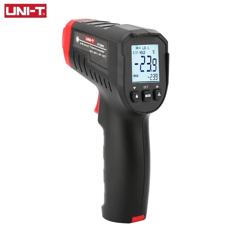 UNI-T цифровой термометр UT306S UT306C Бесконтактный промышленный инфракрасный лазерный измеритель температуры Температурный пистолет-тестер-50-500 UT306C
UNI-T цифровой термометр UT306S UT306C Бесконтактный промышленный инфракрасный лазерный измеритель температуры Температурный пистолет-тестер-50-500 UT306C