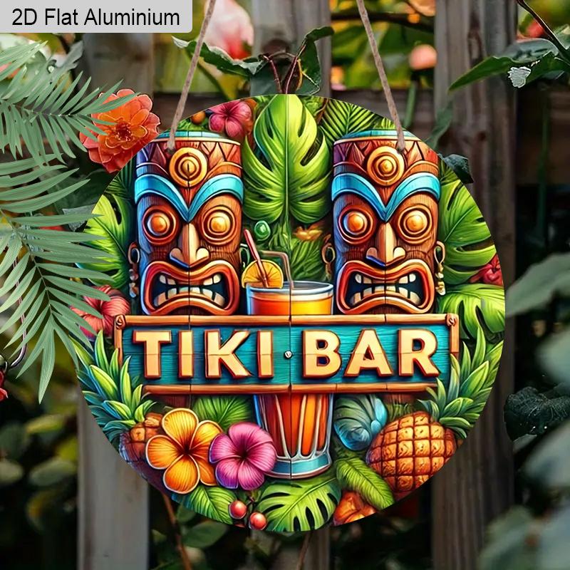 2D Flat 1pc Bar Aluminum Decoration Plaque, Maui and Tiki Masks Signs, Patio Decor, Pool Party Decor, Beach House Decor, Summer Outdoor Decor 7.87×7.87inch
2D Flat 1pc Bar Aluminum Decoration Plaque, Maui and Tiki Masks Signs, Patio Decor, Pool Party Decor, Beach House Decor, Summer Outdoor Decor 7.87×7.87inch
