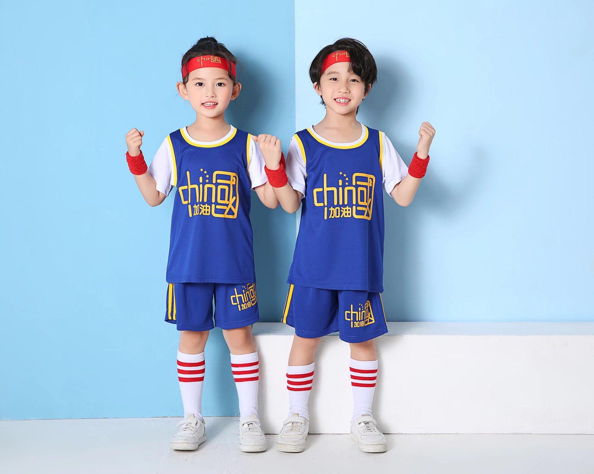 Chinese Team Short-Sleeved Jersey Children S Basketball Jersey Set Boys And Girls Baby Kindergarten Fake Two Primary School Basketball Jersey XS синий
Chinese Team Short-Sleeved Jersey Children S Basketball Jersey Set Boys And Girls Baby Kindergarten Fake Two Primary School Basketball Jersey XS синий