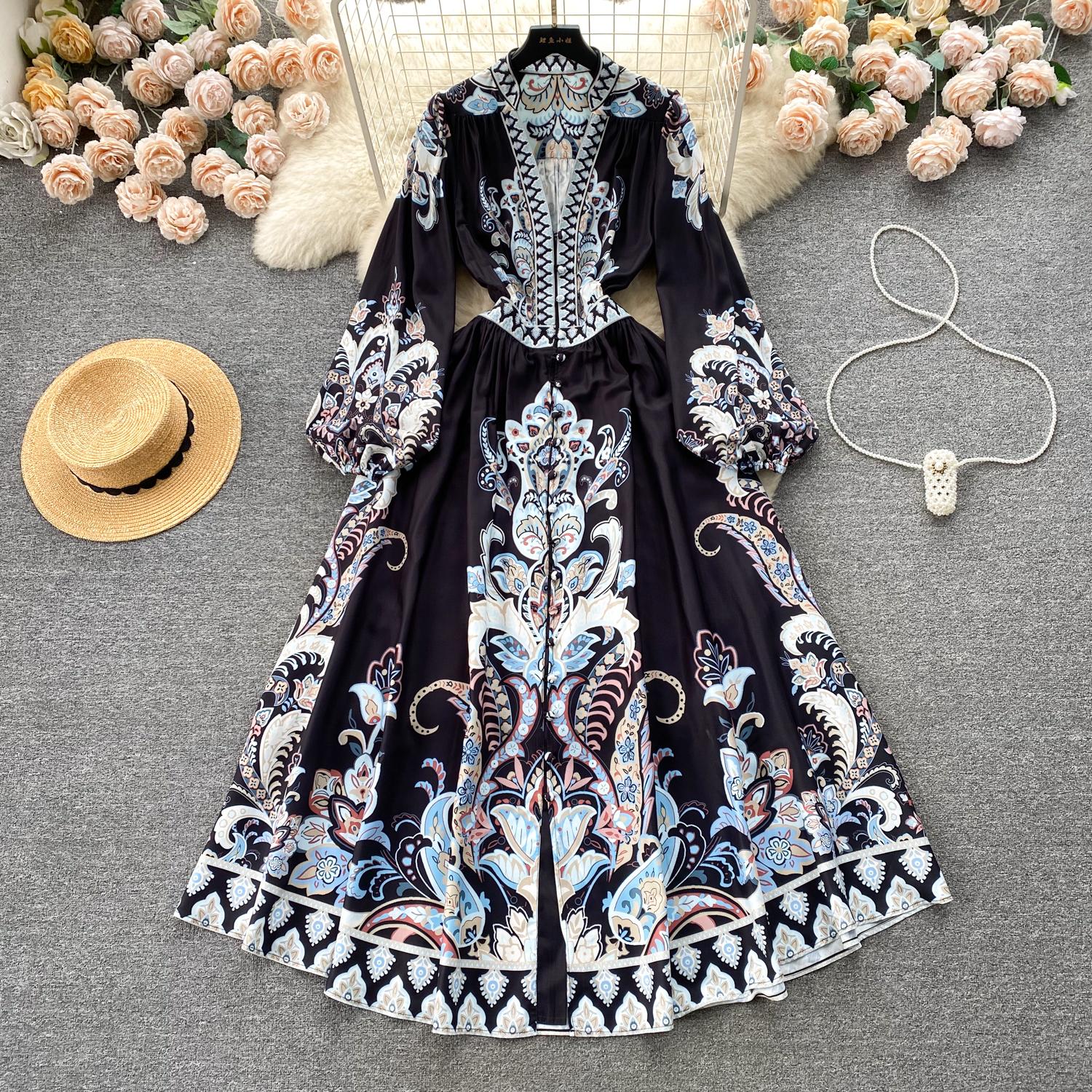 Весеннее вечернее платье с французским принтом для женщин, винтажное длинное праздничное платье с v-образным вырезом и пышными рукавами, женское элегантное пригородное платье 2XL чёрный/белый
Весеннее вечернее платье с французским принтом для женщин, винтажное длинное праздничное платье с v-образным вырезом и пышными рукавами, женское элегантное пригородное платье 2XL чёрный/белый