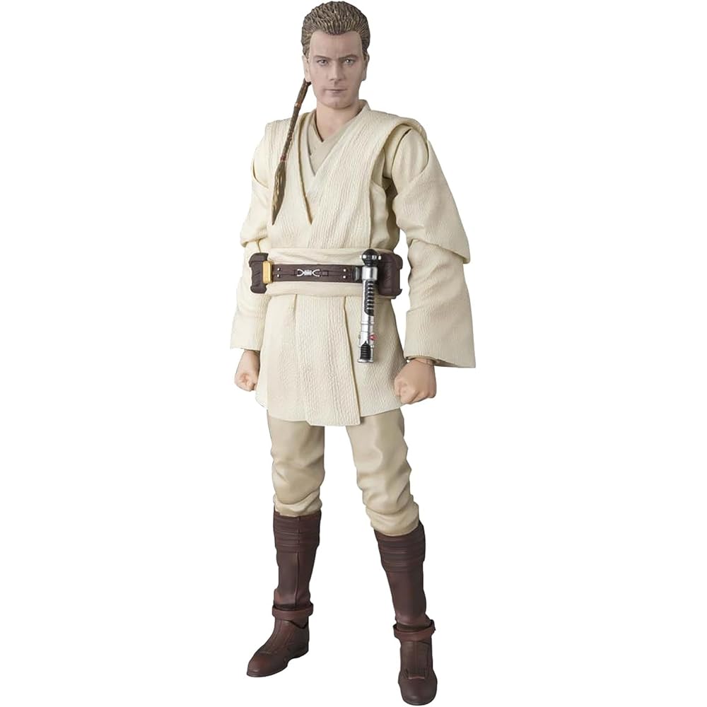TAMASHII NATIONS S.H.Figuarts STAR WARS: The Phantom Menace Obi-Wan Kenobi (Episode I) (Rerelease) Approximately 155mm PVC & ABS Painted Movable Figur
TAMASHII NATIONS S.H.Figuarts STAR WARS: The Phantom Menace Obi-Wan Kenobi (Episode I) (Rerelease) Approximately 155mm PVC & ABS Painted Movable Figur