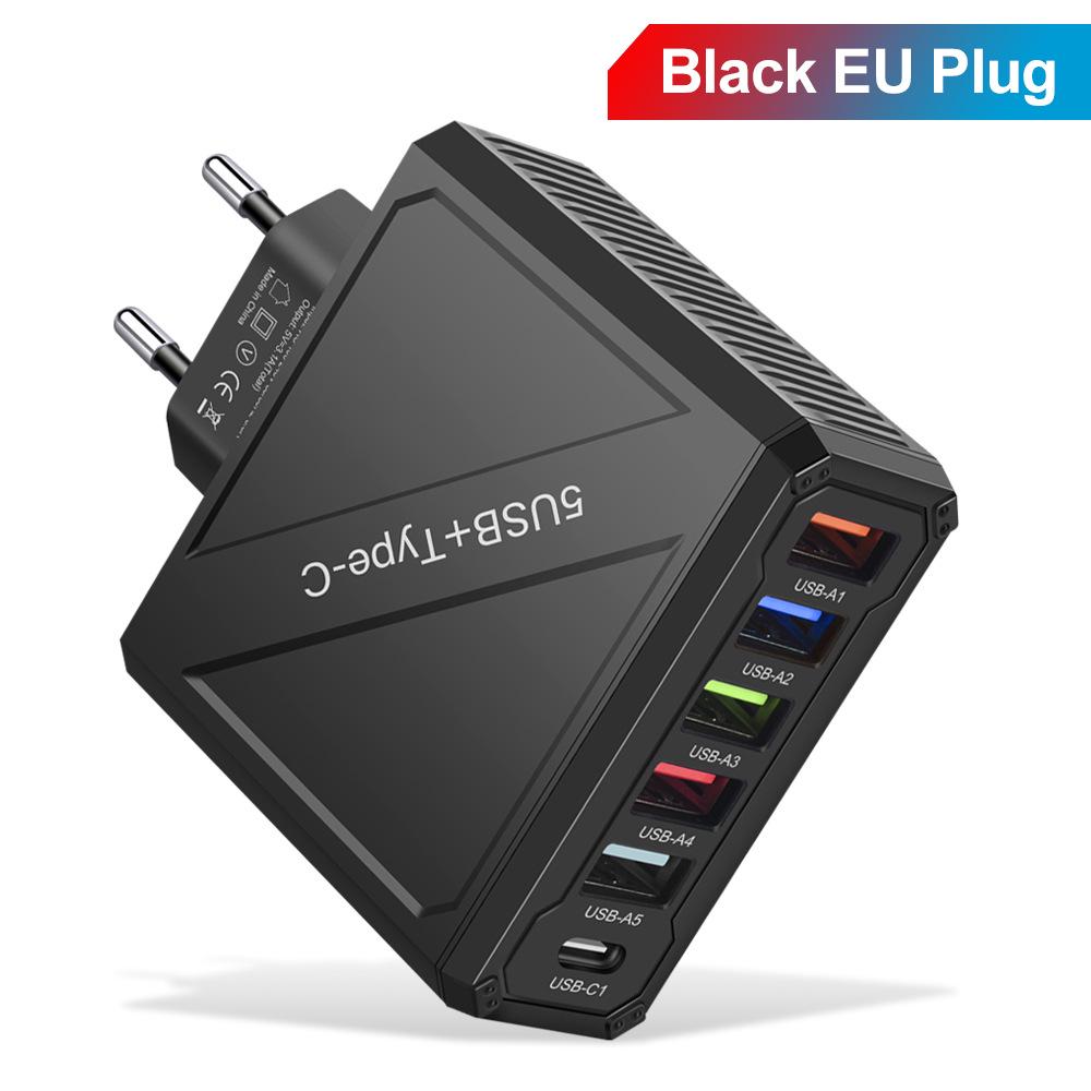 3.1A 5-Port USB Charger with EU, US, UK, KR Plug Adapters
3.1A 5-Port USB Charger with EU, US, UK, KR Plug Adapters