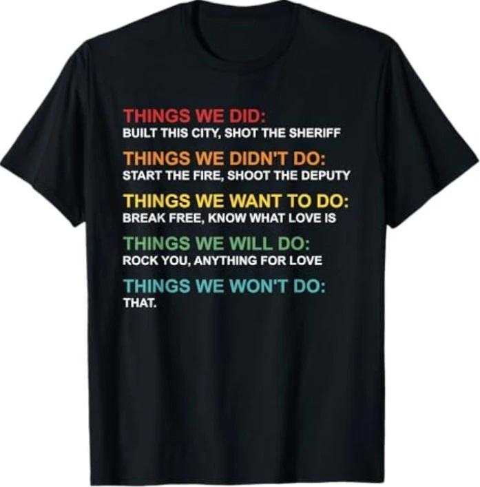 Retro Vintage Things We Did Didn t Want Will Won t Do Tee T-Shirt 2XL
Retro Vintage Things We Did Didn t Want Will Won t Do Tee T-Shirt 2XL