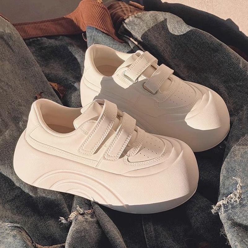 Повседневные маленькие белые туфли с большой головой, женские, новые весенние, студенческие, нишевые, увеличивающие рост, туфли на платформе с липучками, туфли-хлебцы 40 белый
Повседневные маленькие белые туфли с большой головой, женские, новые весенние, студенческие, нишевые, увеличивающие рост, туфли на платформе с липучками, туфли-хлебцы 40 белый