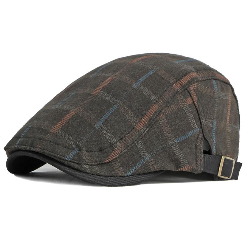 HT4063 Berets Men Women Cap Spring Summer Hat Male Female Beret Cap Adjust Plaid Artist Painter Beret Hat Flat Caps 55-60cm Adjustable кавовий
HT4063 Berets Men Women Cap Spring Summer Hat Male Female Beret Cap Adjust Plaid Artist Painter Beret Hat Flat Caps 55-60cm Adjustable кавовий
