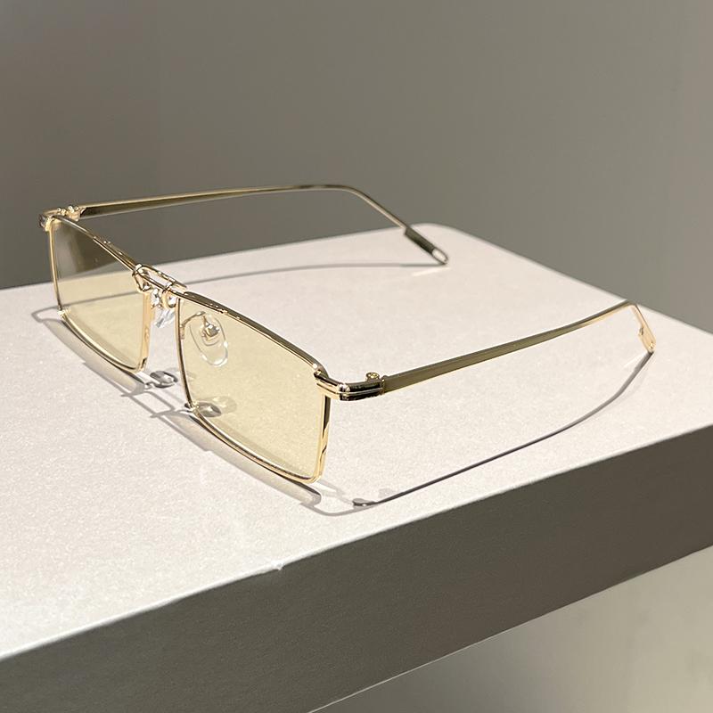 KAMMPT Vintage Rectangle Sunglasses Men Fashion Retro Solid Color Casual Sun Glasses Women Trendy Design Outdoor Decor Shades golden
KAMMPT Vintage Rectangle Sunglasses Men Fashion Retro Solid Color Casual Sun Glasses Women Trendy Design Outdoor Decor Shades golden