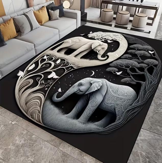 The Pink Bow Decorated Elephant Is Kitchen This Absorbent and Carpet Is Suitable for Living Room Entrance Camping Picnic Carpet 40x60cm
The Pink Bow Decorated Elephant Is Kitchen This Absorbent and Carpet Is Suitable for Living Room Entrance Camping Picnic Carpet 40x60cm