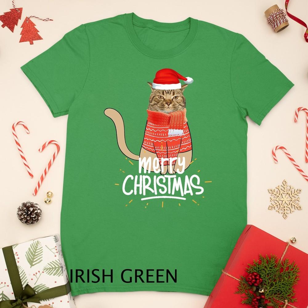 Funny Christmas Cat for Cat Lovers Santa Hat Merry Christmas Unisex T-shirt L
Funny Christmas Cat for Cat Lovers Santa Hat Merry Christmas Unisex T-shirt L