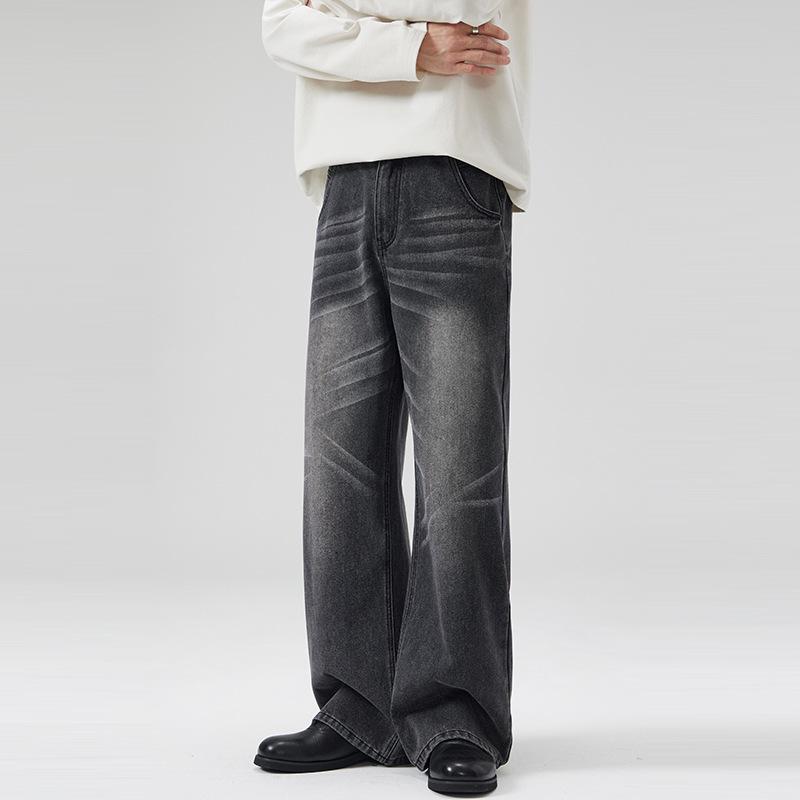 LKTM Unisex American Washed Wide-Leg Whiskered A-Line Jeans M (105-120 lbs)
LKTM Unisex American Washed Wide-Leg Whiskered A-Line Jeans M (105-120 lbs)