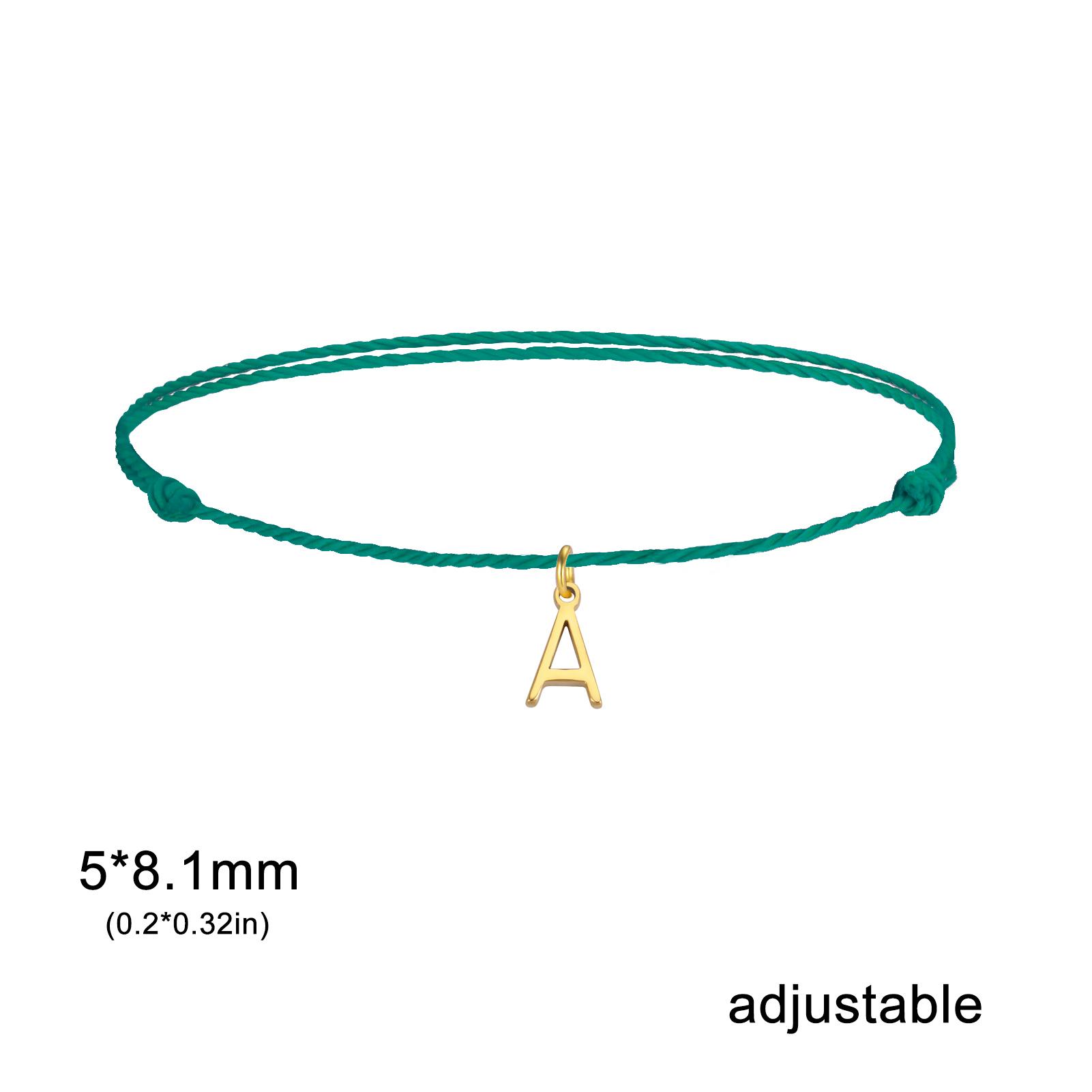 Cazador A-Z Initial Letter Colorful Wax Rope Bracelets Stainless Steel Adjustable Bracelets for Women Couple Gifts Jewelry 2025 Z&Adjustable
Cazador A-Z Initial Letter Colorful Wax Rope Bracelets Stainless Steel Adjustable Bracelets for Women Couple Gifts Jewelry 2025 Z&Adjustable