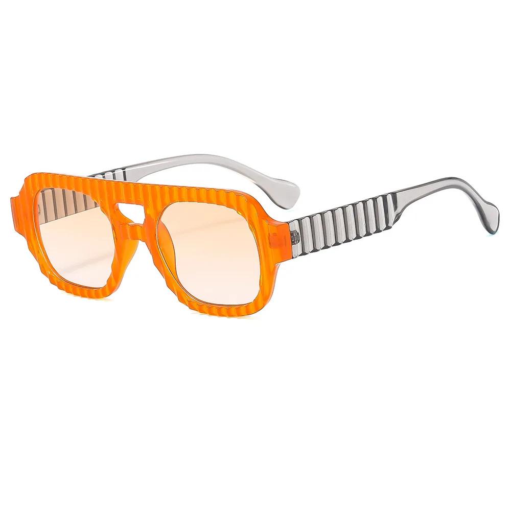 Popular Vintage Double Bridge Stripe Square Sunglasses Women For Men Luxurious Brand Style Designer Sun Eyeglasses Punk Travel Candy Shades
Popular Vintage Double Bridge Stripe Square Sunglasses Women For Men Luxurious Brand Style Designer Sun Eyeglasses Punk Travel Candy Shades