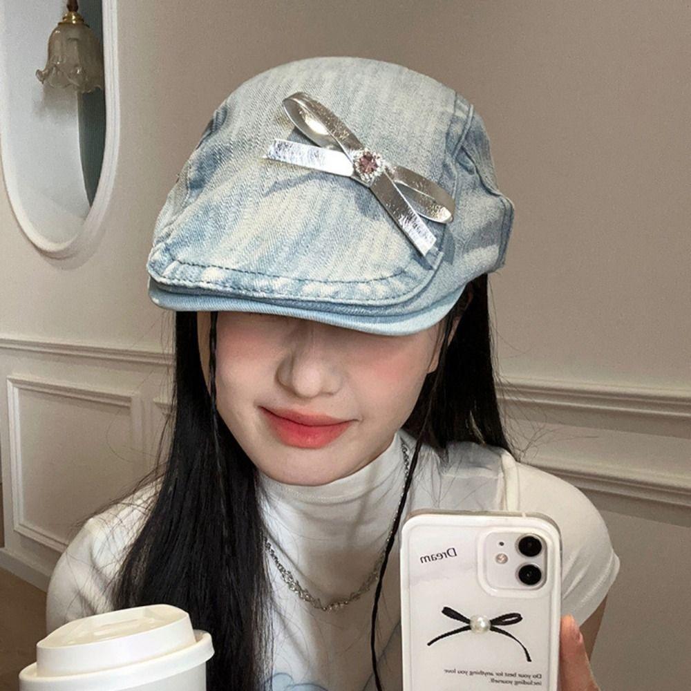 Корейский стиль Y2K Bow Beret Ковбойская женская шляпа художника Японская джинсовая шляпа художника на открытом воздухе
Корейский стиль Y2K Bow Beret Ковбойская женская шляпа художника Японская джинсовая шляпа художника на открытом воздухе