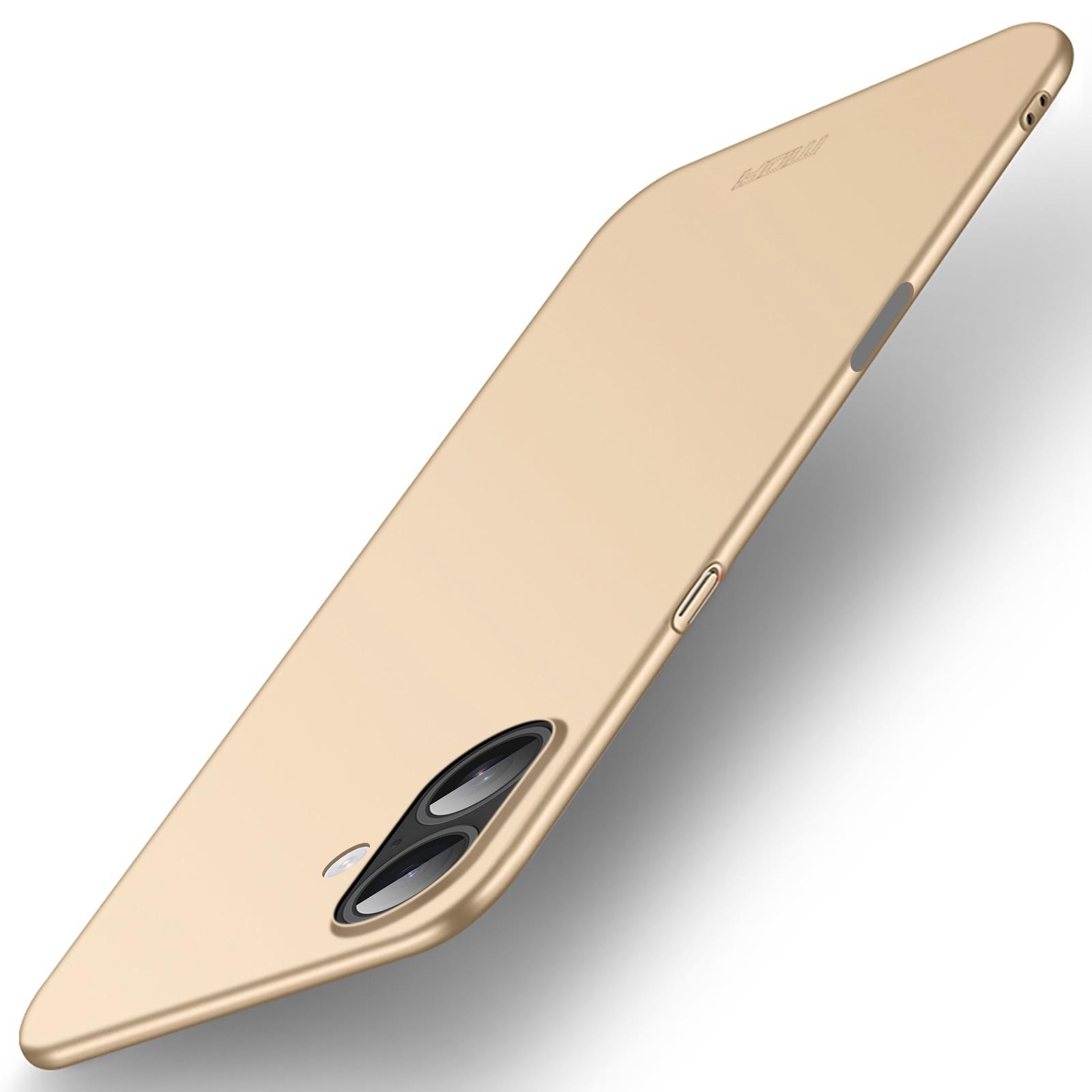 For iPhone 17 Phone Case MOFI Shield Matte Series Ultra Slim PC Protective Cover Gold
For iPhone 17 Phone Case MOFI Shield Matte Series Ultra Slim PC Protective Cover Gold