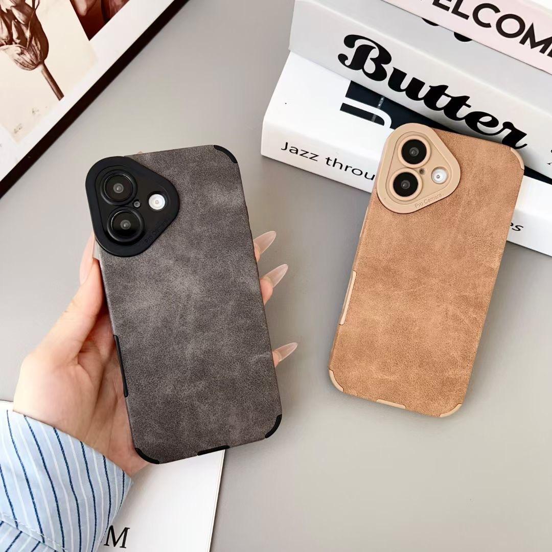 Applicable To IPhone 15 Mobile Phone Case Retro Lambskin 14Promax All-inclusive Simple Apple 16 Protective Case iPhone16
Applicable To IPhone 15 Mobile Phone Case Retro Lambskin 14Promax All-inclusive Simple Apple 16 Protective Case iPhone16