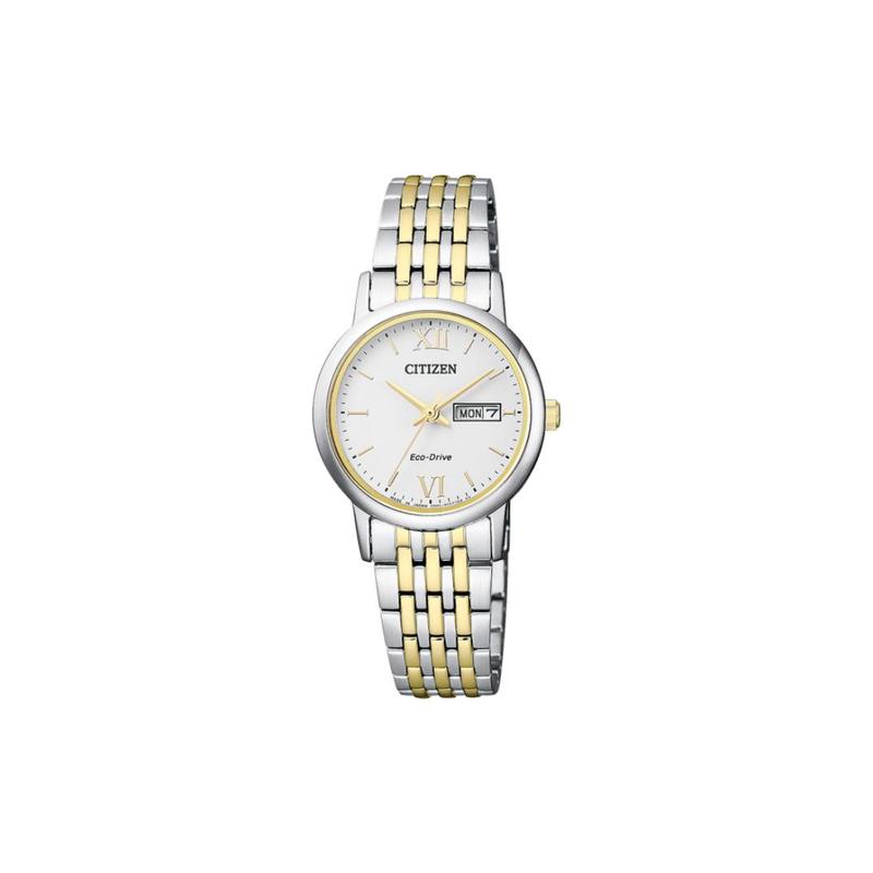 CITIZEN Eco-Drive Series Date Display Solar Quartz Gold-plated Steel Strap 27mm Women s Watch White Dial EW3254-87A синій
CITIZEN Eco-Drive Series Date Display Solar Quartz Gold-plated Steel Strap 27mm Women s Watch White Dial EW3254-87A синій