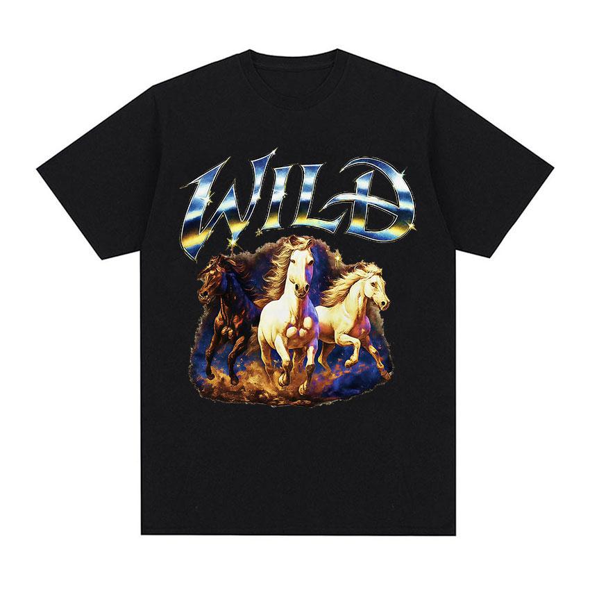 Wild with Running Horses Funny Meme Graphic TShirt Men Women Fashion Loose Cotton T Shirt Retro Oversized Short Sleeve T Shirts 4XL
Wild with Running Horses Funny Meme Graphic TShirt Men Women Fashion Loose Cotton T Shirt Retro Oversized Short Sleeve T Shirts 4XL