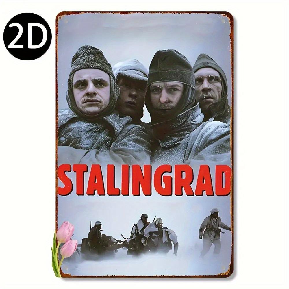 Soviet Military Metal Wall Sign Stalingrad Battle Plaque Cold War Decor with Soviet Soldiers HeavyDuty Metal Construction 20x30cm(7.8x11.8inch)
Soviet Military Metal Wall Sign Stalingrad Battle Plaque Cold War Decor with Soviet Soldiers HeavyDuty Metal Construction 20x30cm(7.8x11.8inch)