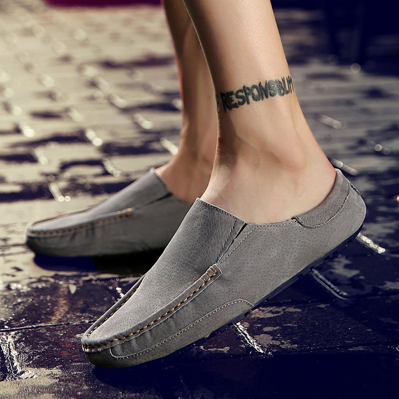Men s large-size Doudou shoes 2025 spring and summer new lazy one-pedal half-drag fashionable simple casual shoes men 38
Men s large-size Doudou shoes 2025 spring and summer new lazy one-pedal half-drag fashionable simple casual shoes men 38