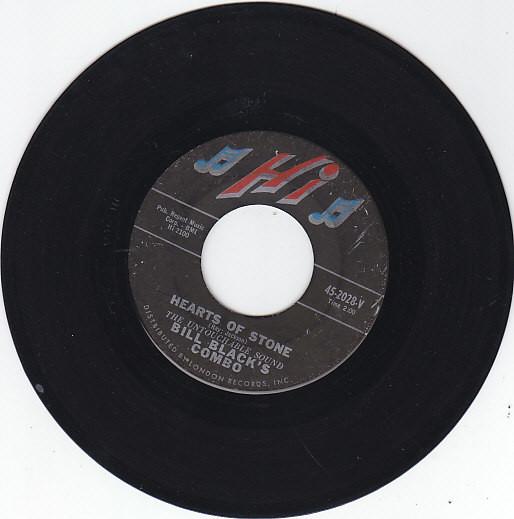 7inch Record BILL BLACK S COMBO - Hearts Of Stone 452028V Hi Records 1961 US Rock Used
7inch Record BILL BLACK S COMBO - Hearts Of Stone 452028V Hi Records 1961 US Rock Used