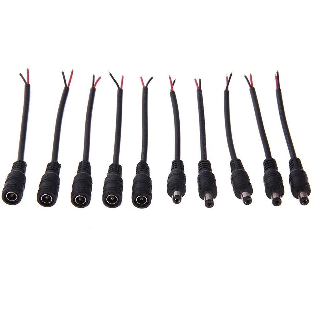 5 Pairs Quality 12V 15cm Length 5.5 X 2.1mm DC LED Connectors Adapter Male/ Female Cable Wire
5 Pairs Quality 12V 15cm Length 5.5 X 2.1mm DC LED Connectors Adapter Male/ Female Cable Wire
