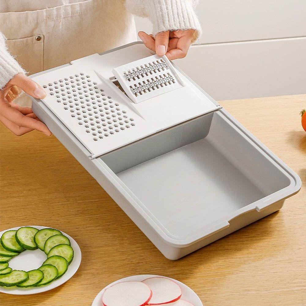 With Storage Tray Manual Vegetable Slicer Versatile Carrot Shredder Kitchen Gadget Home Cooking
With Storage Tray Manual Vegetable Slicer Versatile Carrot Shredder Kitchen Gadget Home Cooking