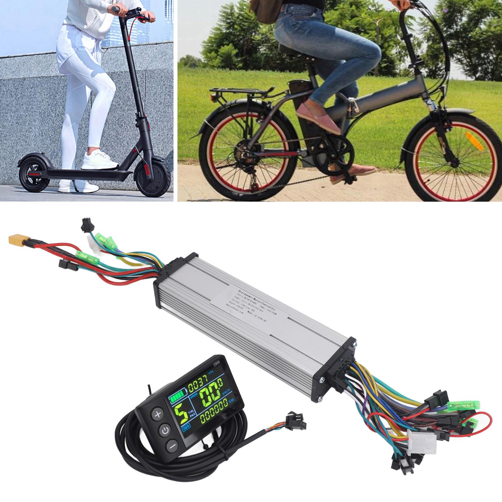 Motor Controller LCD Colorful Display 24V 36V 48V 250W 350W Brushless Controller Dual Drive Kit for Electric Bike Scooter
Motor Controller LCD Colorful Display 24V 36V 48V 250W 350W Brushless Controller Dual Drive Kit for Electric Bike Scooter