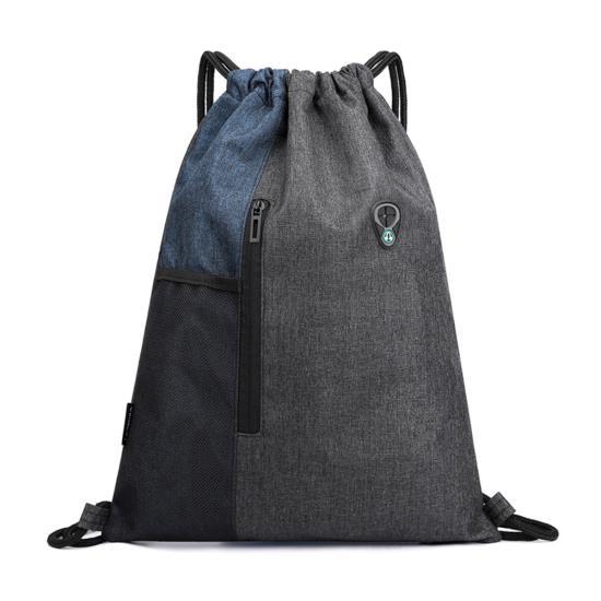 Drawstring Backpack Sports Gym Bag with Headphone Hole Zipper and Mesh Pocket for Women Men
Drawstring Backpack Sports Gym Bag with Headphone Hole Zipper and Mesh Pocket for Women Men