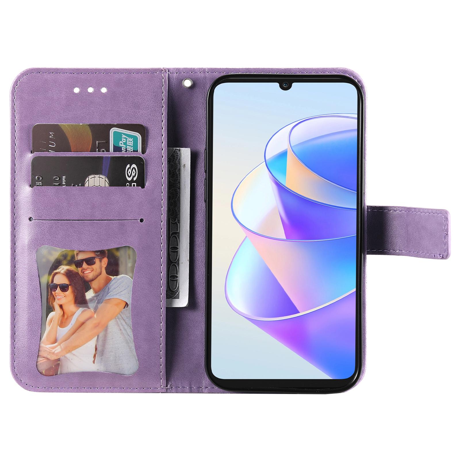 For Honor X7a 5G Anti-Fading Case Floral Pattern PU Leather Wallet Stand Phone Cover Purple
For Honor X7a 5G Anti-Fading Case Floral Pattern PU Leather Wallet Stand Phone Cover Purple