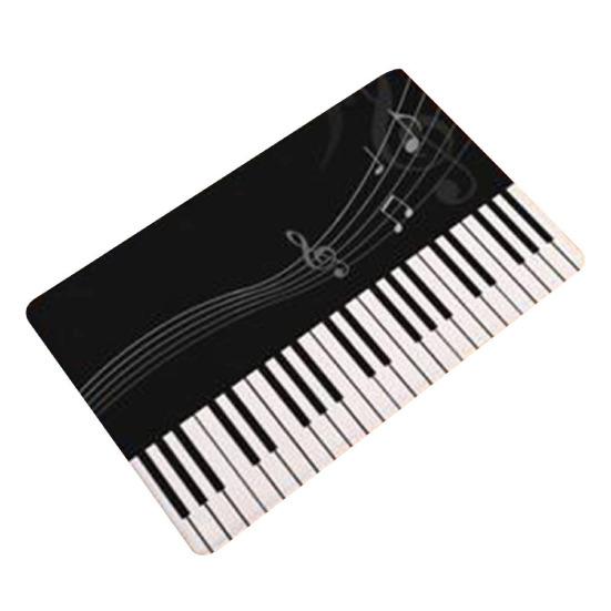 Напольный коврик Моющиеся элементы фортепиано Дизайн Коралловый флис Противоскользящий ковер Домашний декор