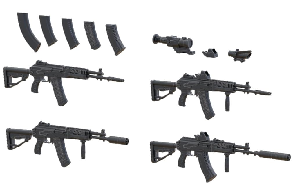 Miniarm Modern Assault Rifle Early Model Resin Kit B35273 1/35 Russian/Soviet AK-12 4-Piece (Military)
Miniarm Modern Assault Rifle Early Model Resin Kit B35273 1/35 Russian/Soviet AK-12 4-Piece (Military)