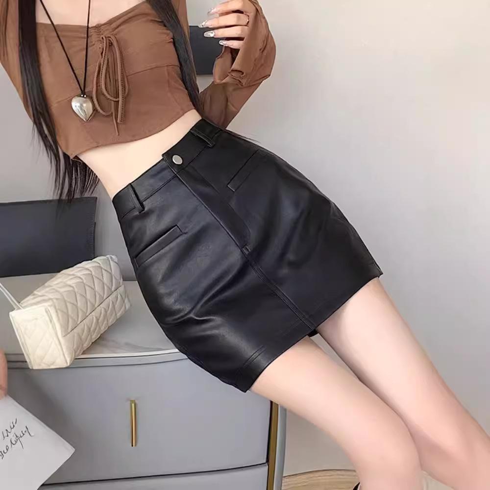 High Waist Black Leather Bodycon Skirt - Versatile for Early Autumn to Spring 3XL кофейный
High Waist Black Leather Bodycon Skirt - Versatile for Early Autumn to Spring 3XL кофейный