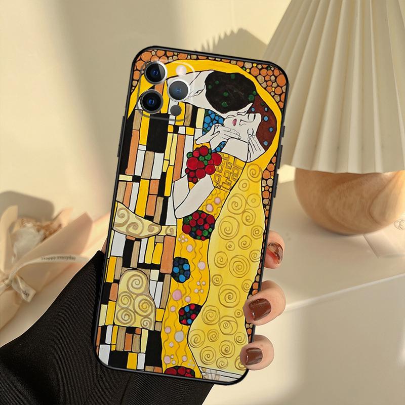 Gustav Klimt Kiss Art Phone Case For iPhone 14 16 15 11 12 13 17 Pro Max 13 mini 15 16 Plus 16e 17 Air Cover Funda iPhone 12Pro MAX
Gustav Klimt Kiss Art Phone Case For iPhone 14 16 15 11 12 13 17 Pro Max 13 mini 15 16 Plus 16e 17 Air Cover Funda iPhone 12Pro MAX