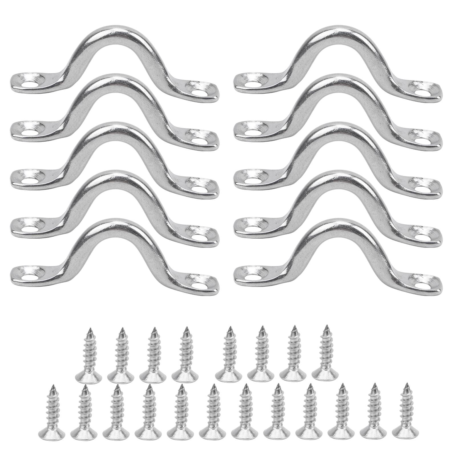 Kayak Deck Loops Stainless Steel Boat Top Pad Eye Canoe Rigging Loop Boat Accessory
Kayak Deck Loops Stainless Steel Boat Top Pad Eye Canoe Rigging Loop Boat Accessory