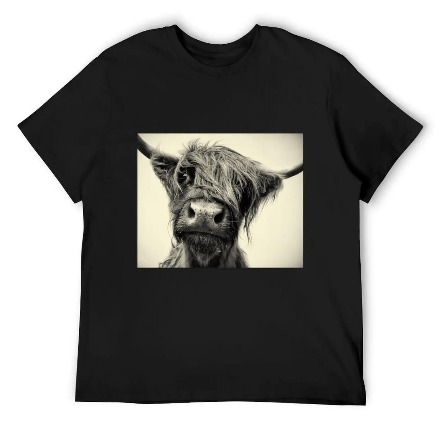 Highland Cow T-Shirt Luxury man Personalized t-shirt Aesthetic clothing rapper graphic tees compression shirt men S чёрный
Highland Cow T-Shirt Luxury man Personalized t-shirt Aesthetic clothing rapper graphic tees compression shirt men S чёрный
