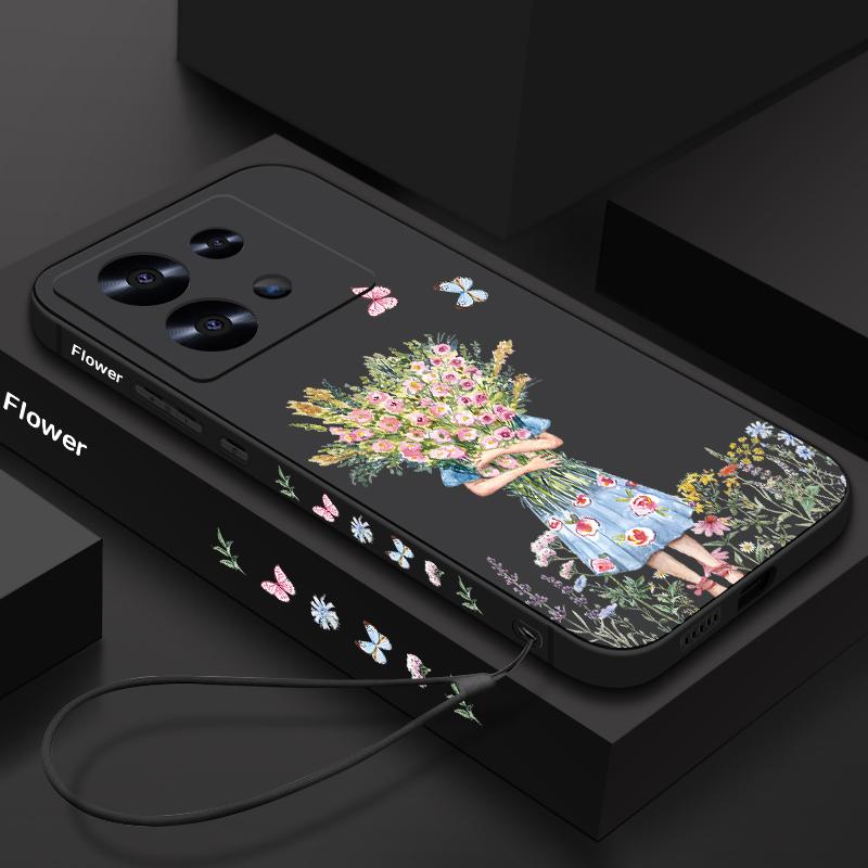 Красивый цветочный принт Мягкий ТПУ ремешок для телефона Чехол для Xiaomi 13T 11T Poco X6 F6 Pro Redmi Note 13 12 11 Pro 10 Защита объектива Ударопрочный тонкий чехол Redmi Note 13 4G чёрный
Красивый цветочный принт Мягкий ТПУ ремешок для телефона Чехол для Xiaomi 13T 11T Poco X6 F6 Pro Redmi Note 13 12 11 Pro 10 Защита объектива Ударопрочный тонкий чехол Redmi Note 13 4G чёрный